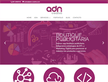 Tablet Screenshot of adn-creativo.com